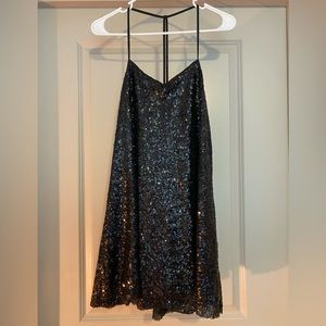 Black sequin party dress!